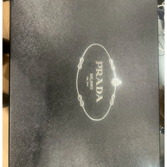 Prada Men's Double Chocolate Loafers in Black Size 12 - Picture 3 of 3